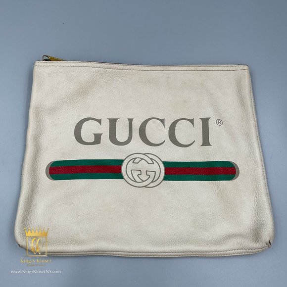 GUCCI PORTFOLIO CLUTCH BAG - Picture 1 of 6
